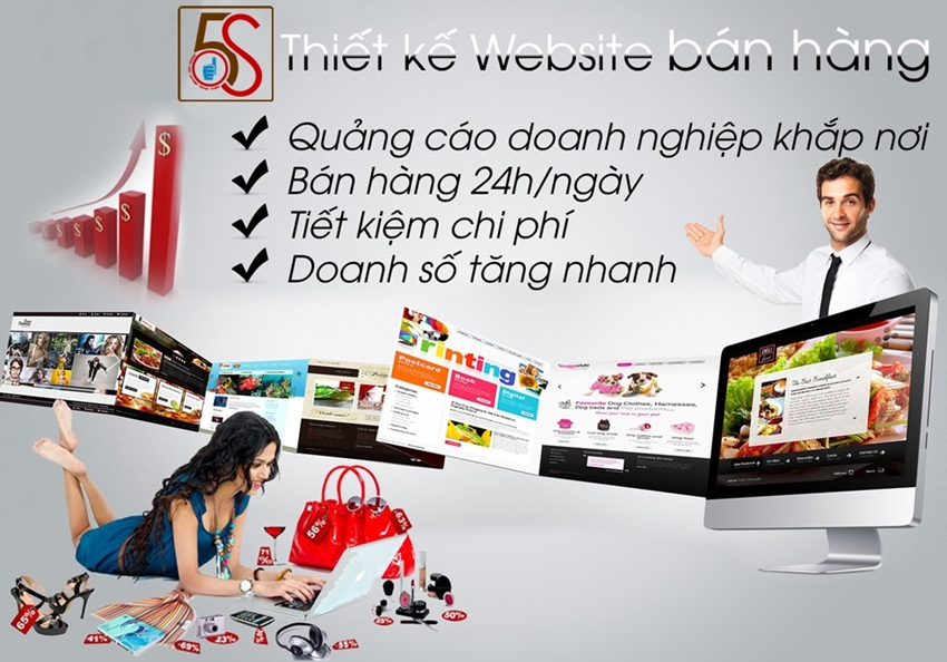 Thiết kế website bán hàng tại Hà Nội uy tín với Tech5S