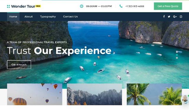 Tham khảo một số mẫu thiết kế website du lịch đẹp mắt, hiện đại